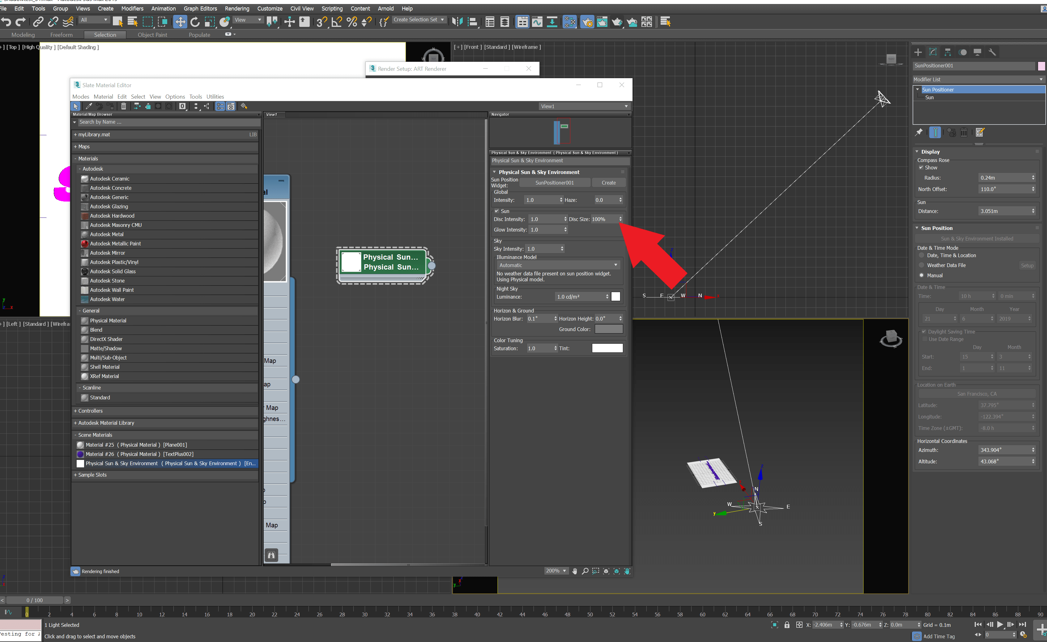 Solved Creating Soft Shadows using the ART renderer in