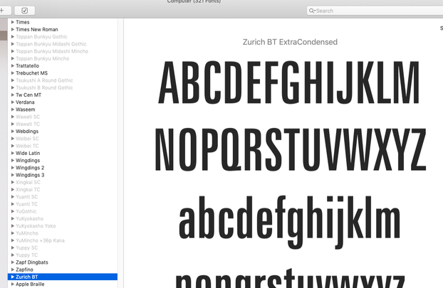 TTF Font has different name on PC vs Mac. Won't load on