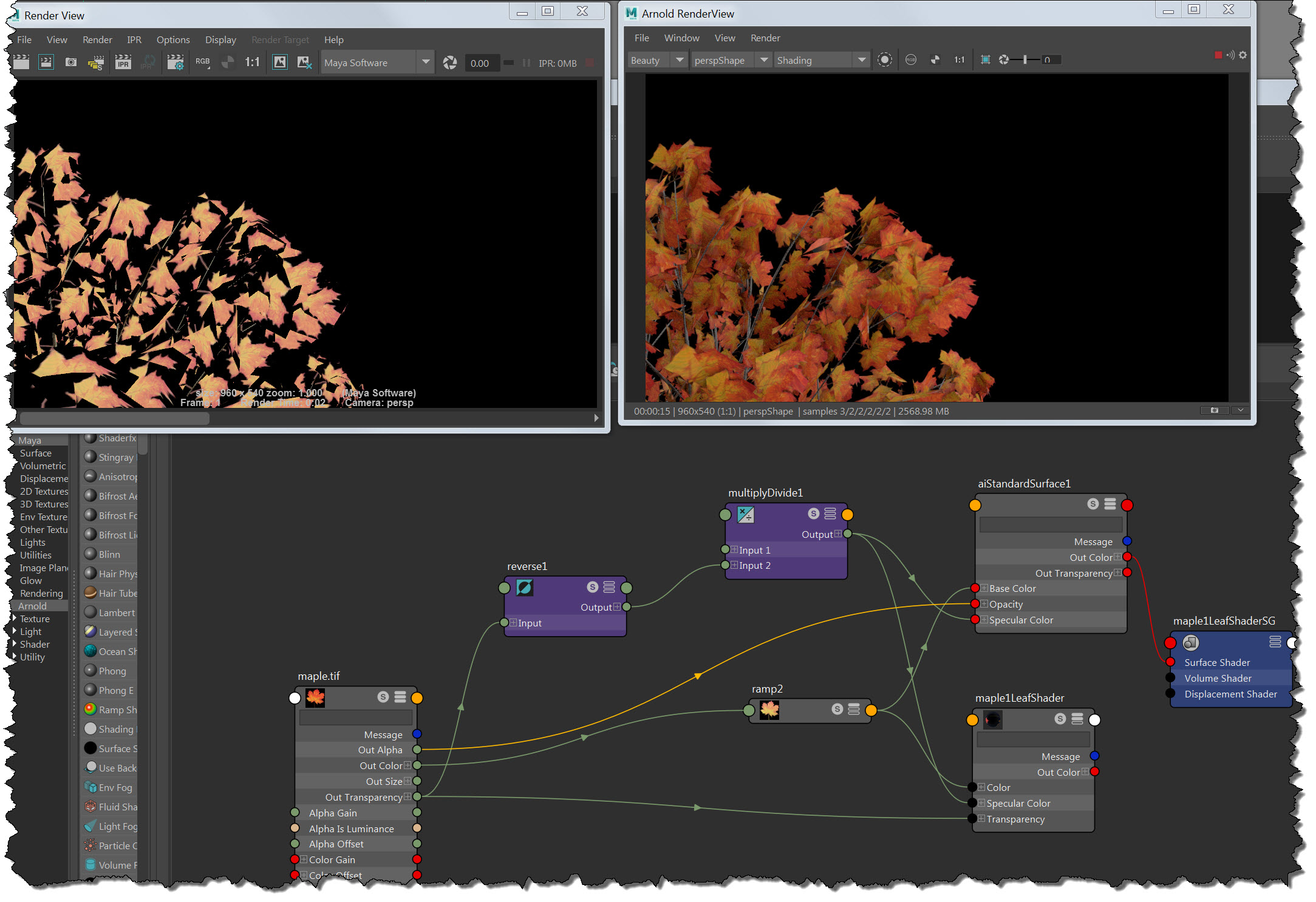 Rendering Paint Effects Trees in Arnold Autodesk Community
