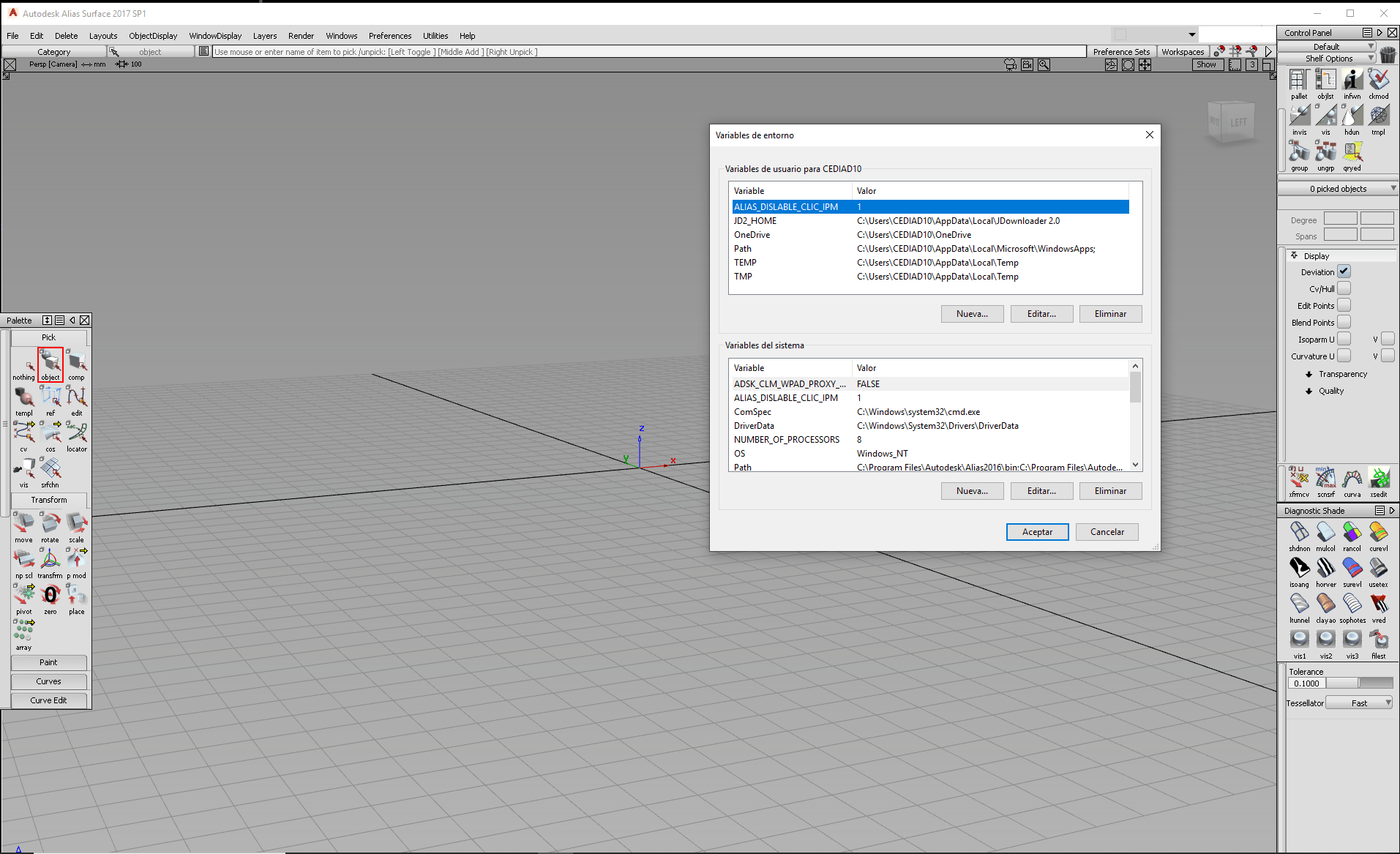 Alias Design/Surface and autostudio 2017 frozen Autodesk Community