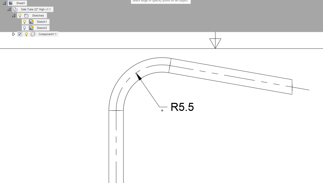 Centerline radius for tube bending Autodesk Community