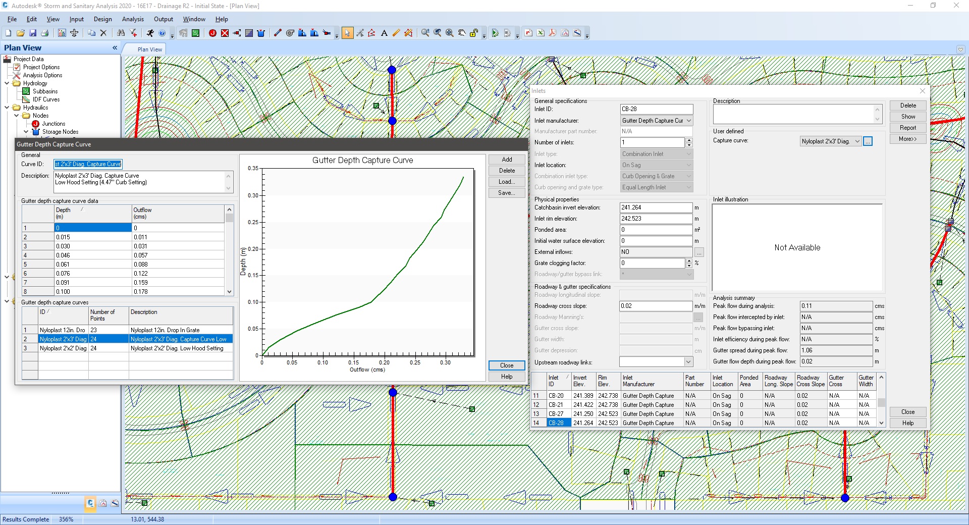 Solved SSA Inlet with a Gutter Depth Capture Curve not applied Autodesk Community