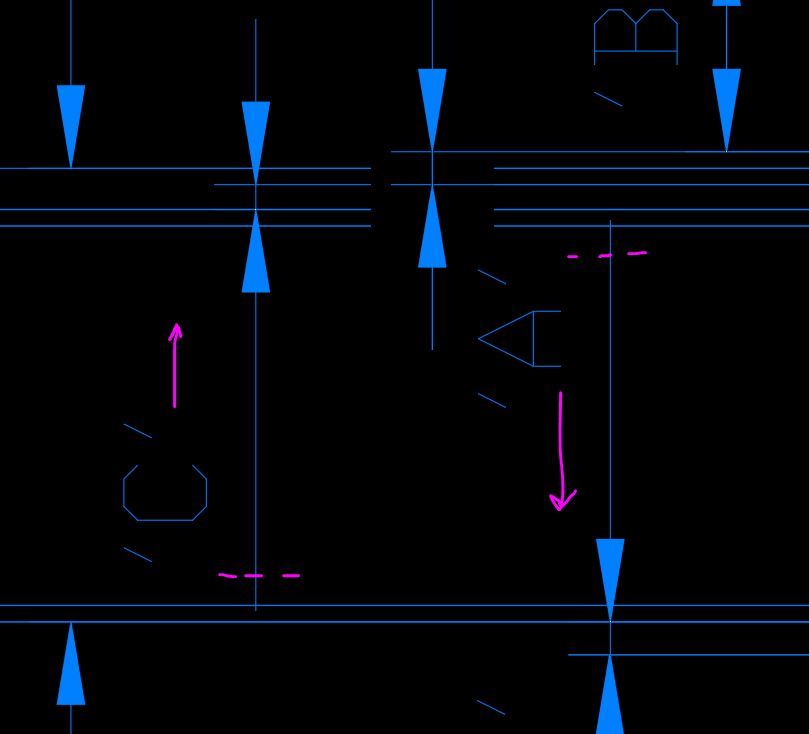 Shorten line under dimension text when it moved outside