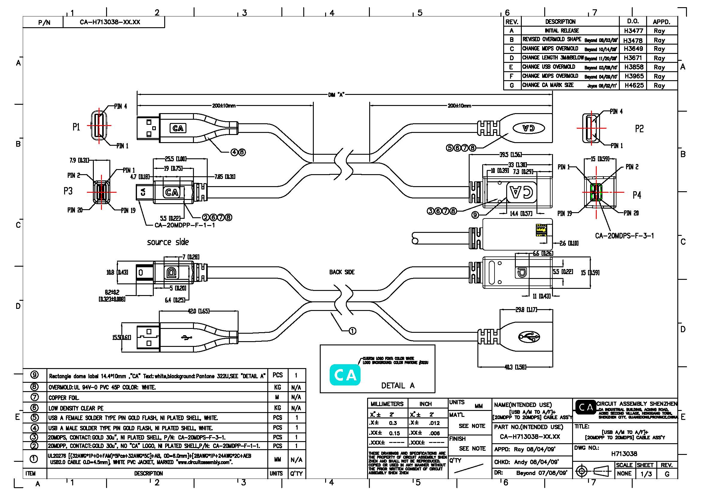 Electrical Cable Schematic Assembly Drawings in Inventor Autodesk