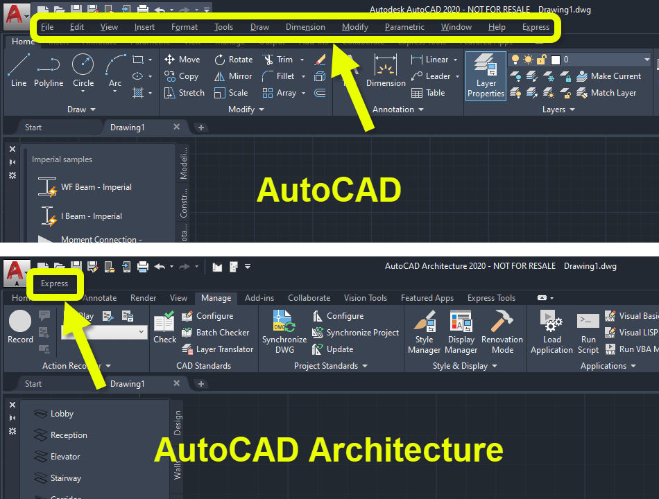 How To Show Drop Down Menu In Autocad Templates Sample Printables
