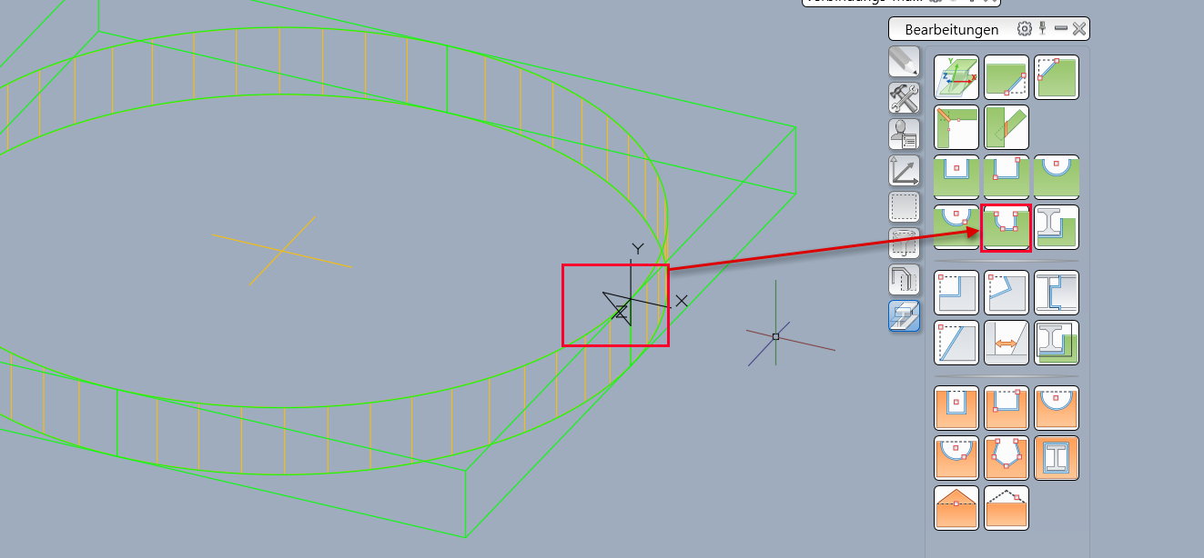Placing a chamfer to an Advance Steel Circular Plates edge Autodesk