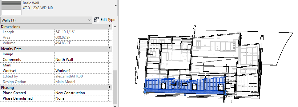 Solved Exterior wall area (for window to wall ratio calculation
