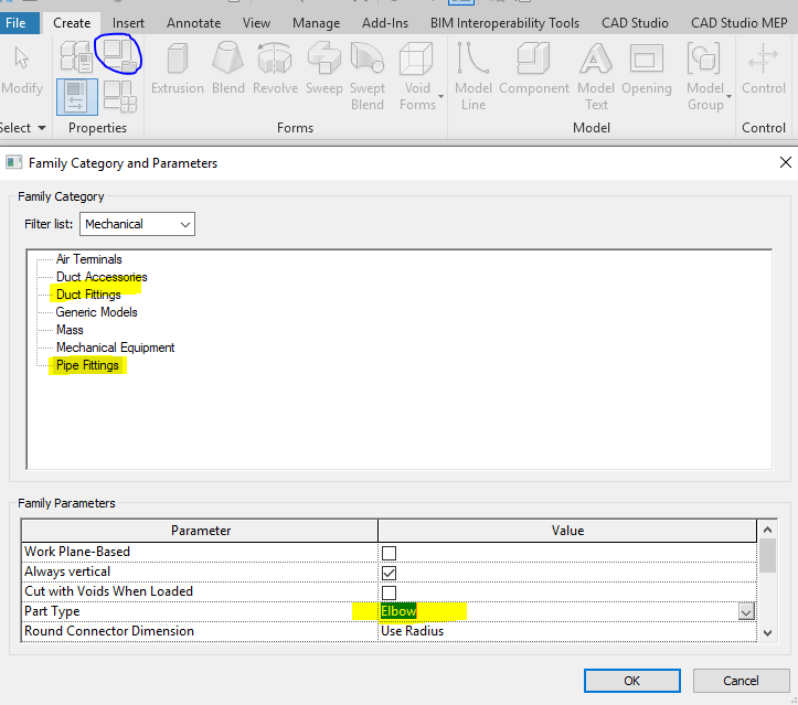 Setting the default duct fittings Autodesk Community
