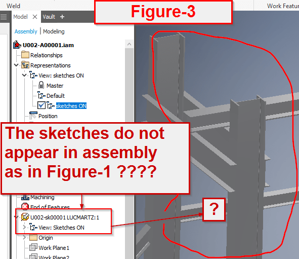 Solved To Assign Design View Representations to 1st Level Parts and