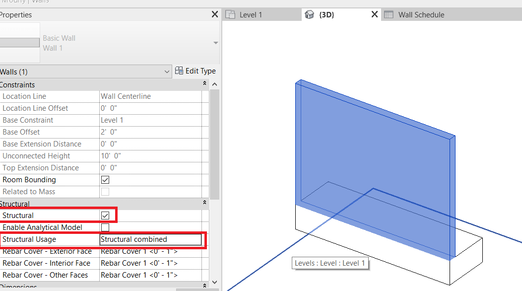 Solved hide rows in wall schedule Autodesk Community