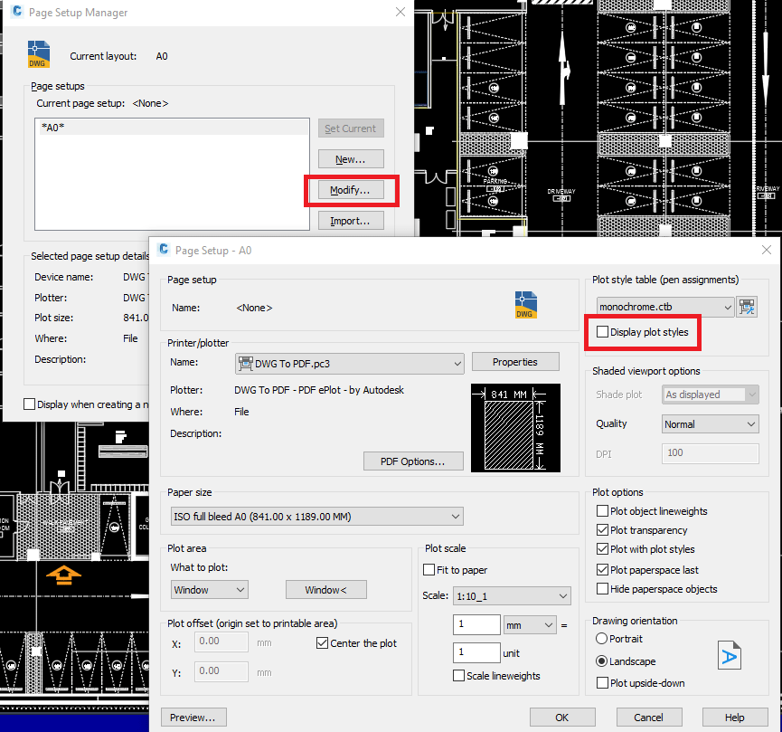 Solved Changing layout view color Autodesk Community
