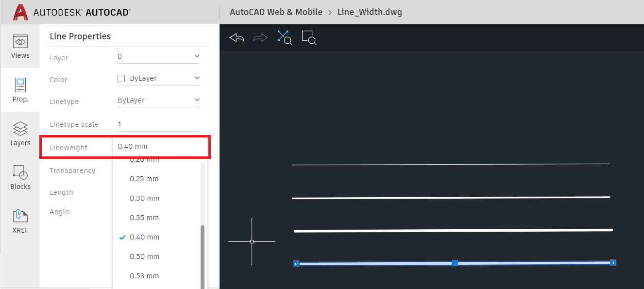 Solved line width Autodesk Community