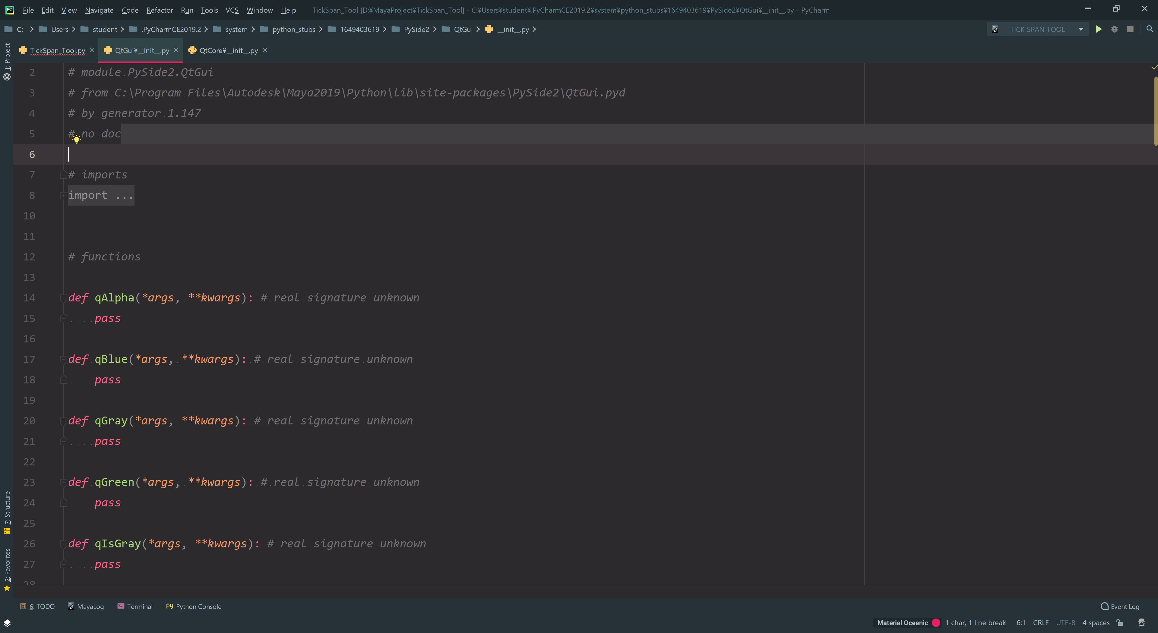  Error ImportError file line 1 No module named PySide Autodesk