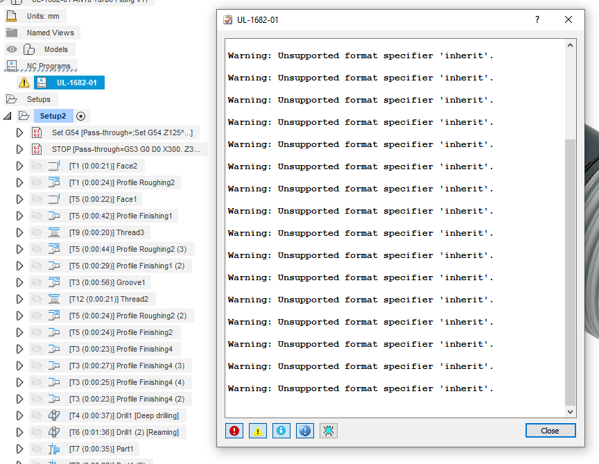 Unsupported Format specifier 'inherit' Autodesk Community