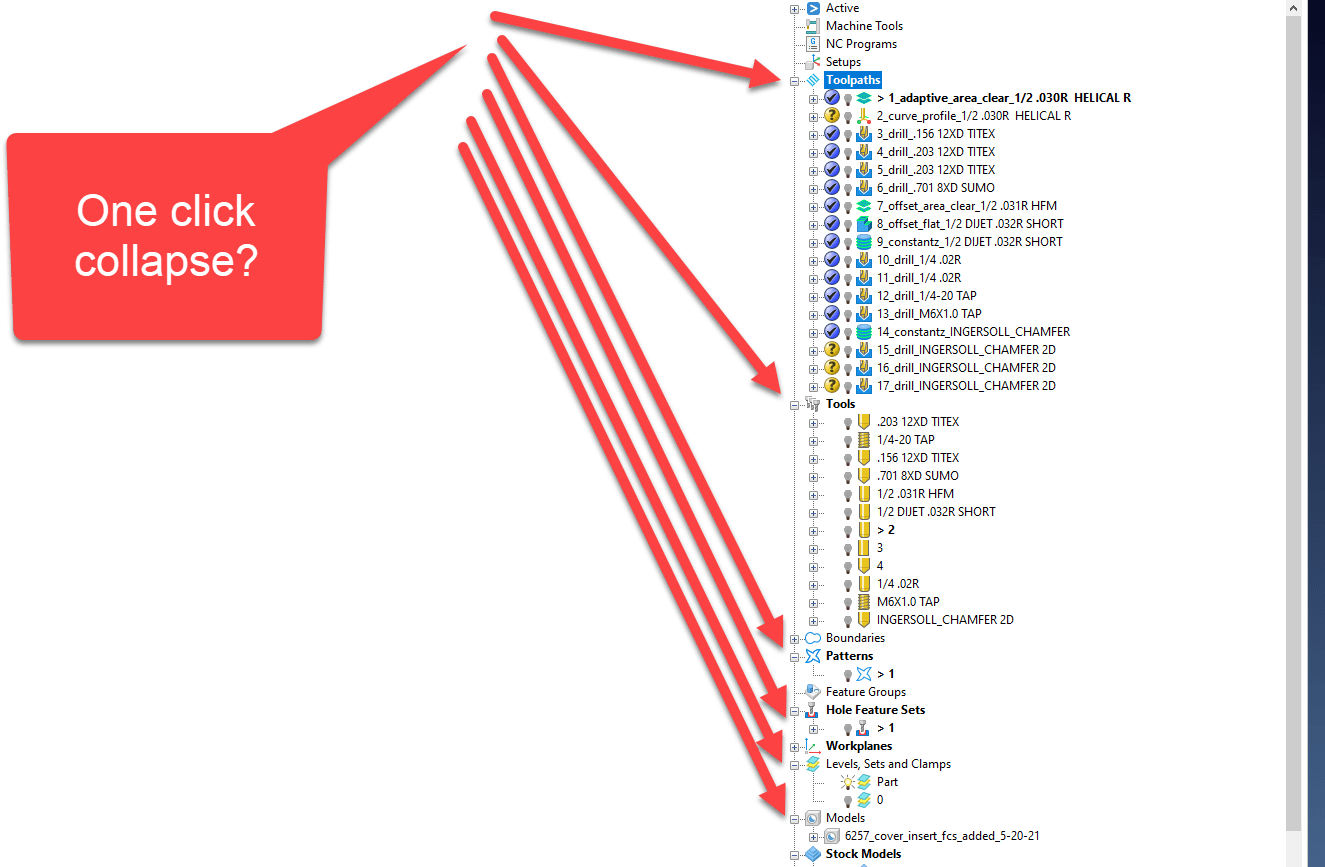 Solved Anyone know how to collapse all explorer items in one click