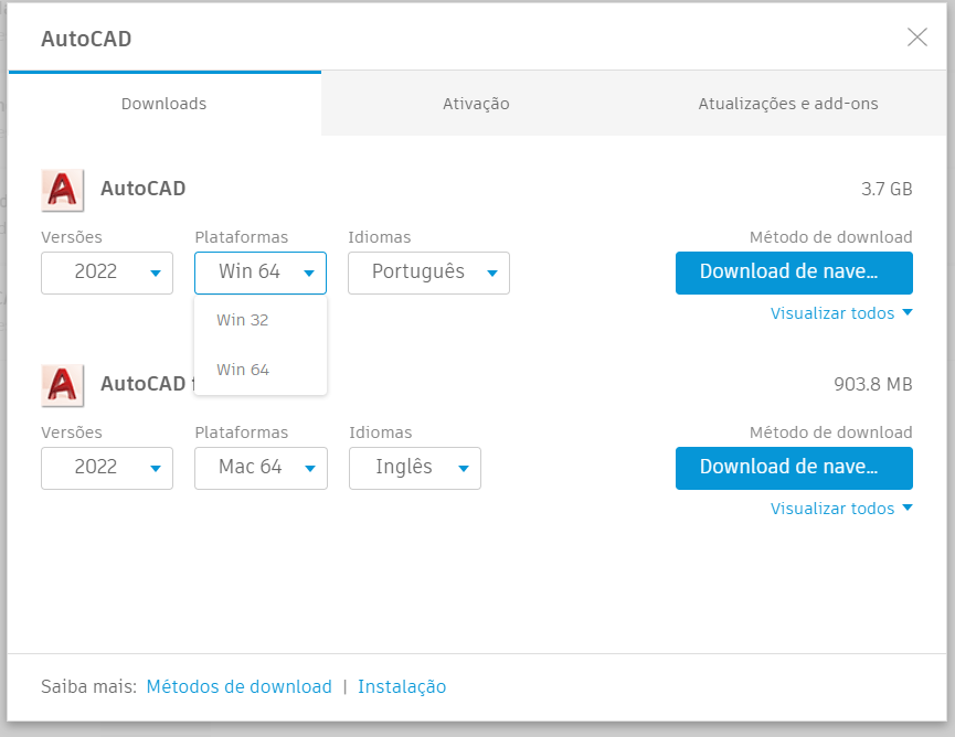 Solucionado Autocad versão 2018 32bits estudante windows 10