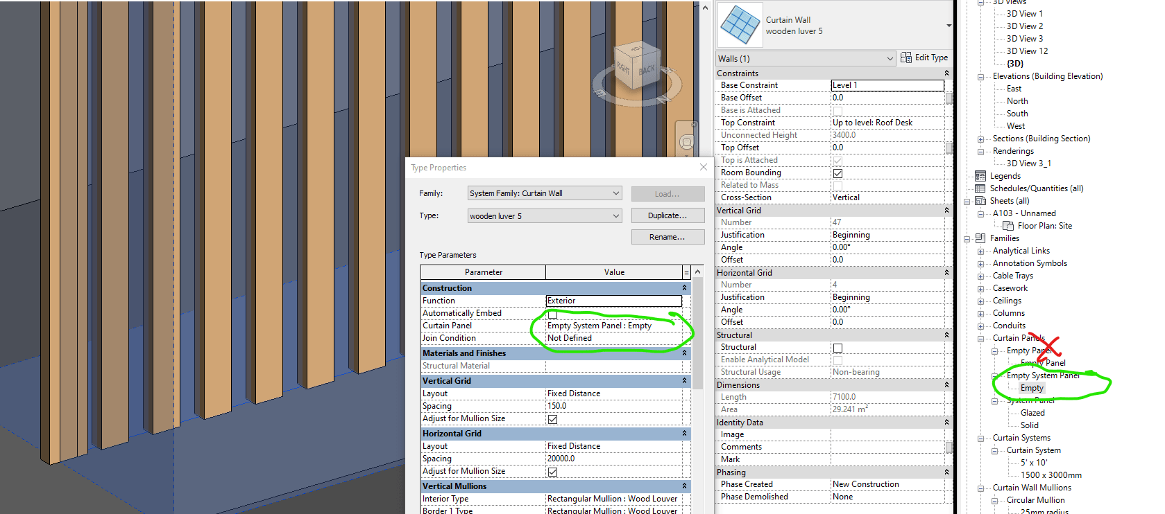 Solved cant delete glass in curtain panel Autodesk Community
