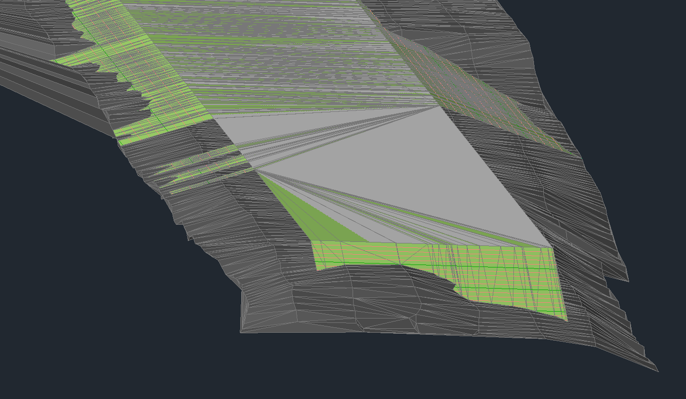 Trouble with cut/fill and slope volume calculations