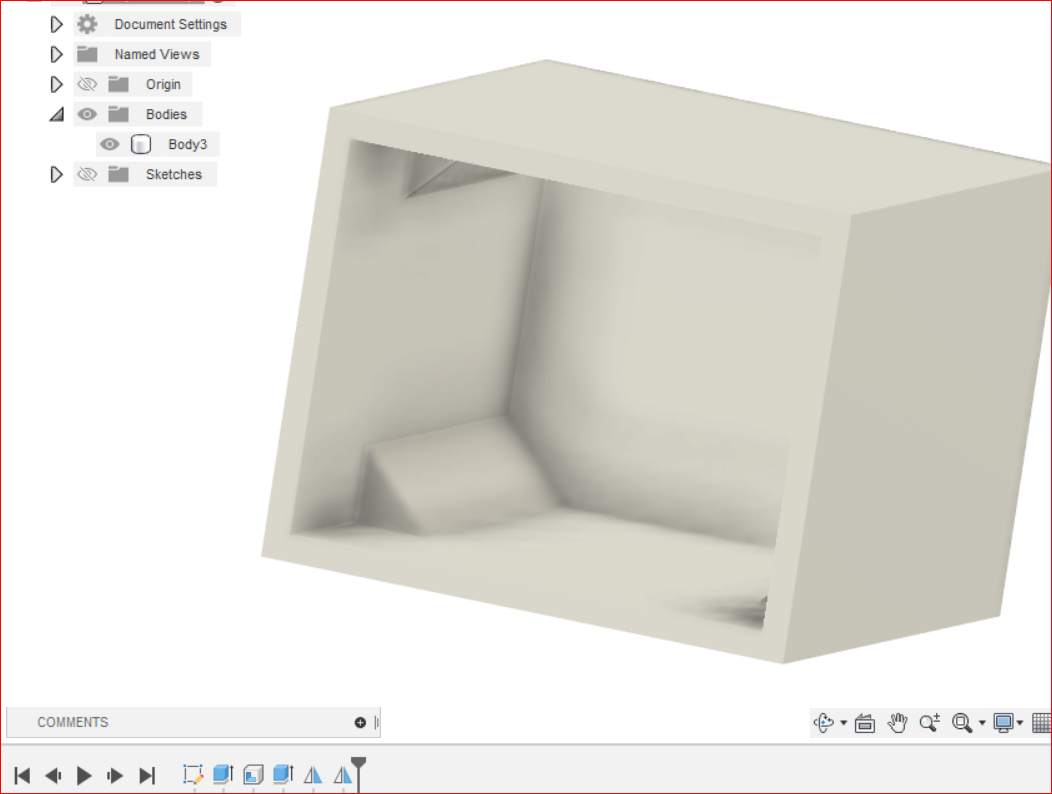 Solved partial chamfer on inside corner Autodesk Community