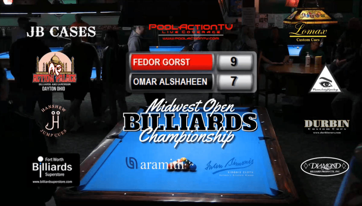 Midwest Open Billiard ChampionshipOne Pocket, Banks & 10 Ball updates