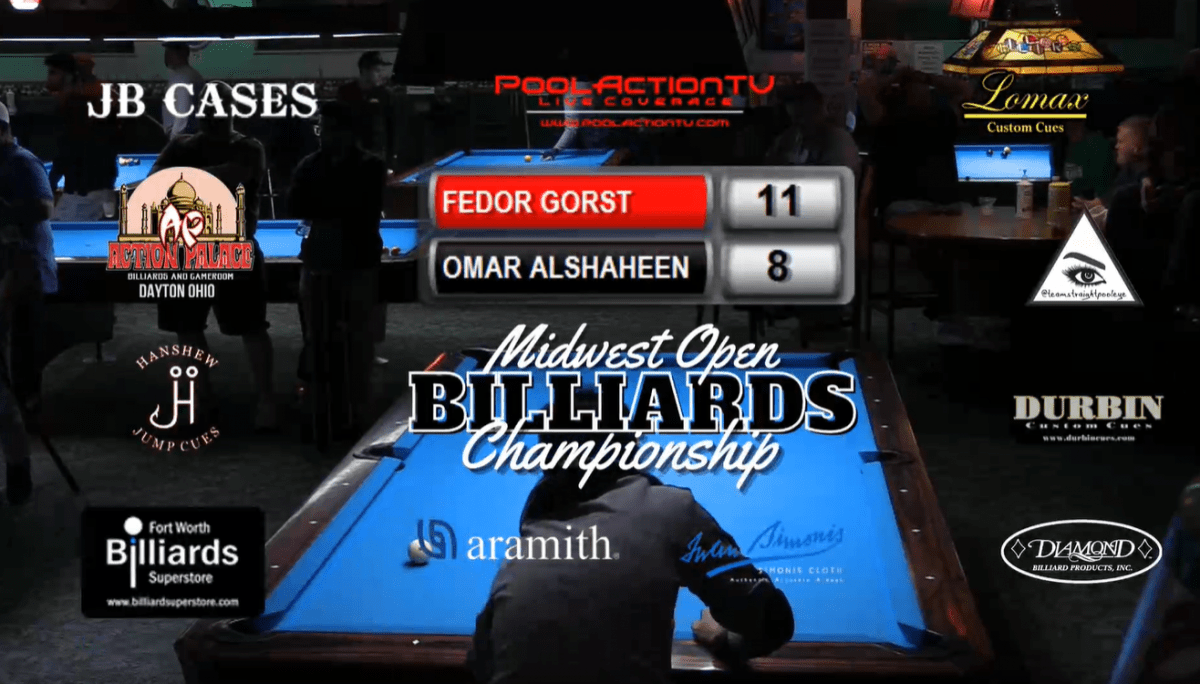 Midwest Open Billiard ChampionshipOne Pocket, Banks & 10 Ball updates