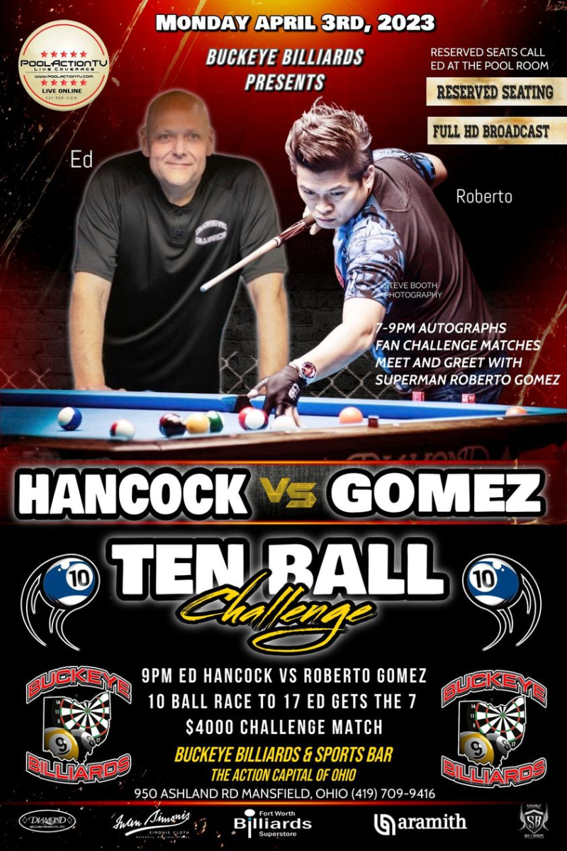 Free Live Stream Tonight10 Ball Challenge Superman Roberto Gomez vs Ed