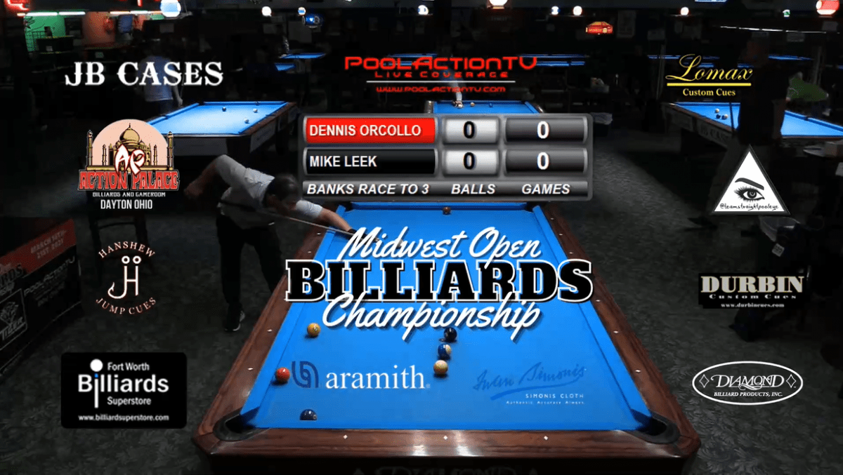 PPVMidwest Open Billiard ChampionshipOne Pocket, Banks & 10 Ball