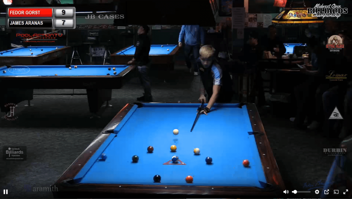 Midwest Open Billiard ChampionshipOne Pocket, Banks & 10 Ball updates