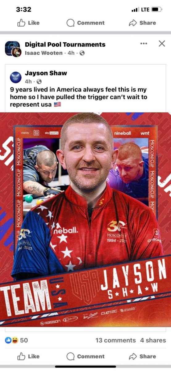 Jayson Shaw on Team USA! Page 2 AzBilliards Forums