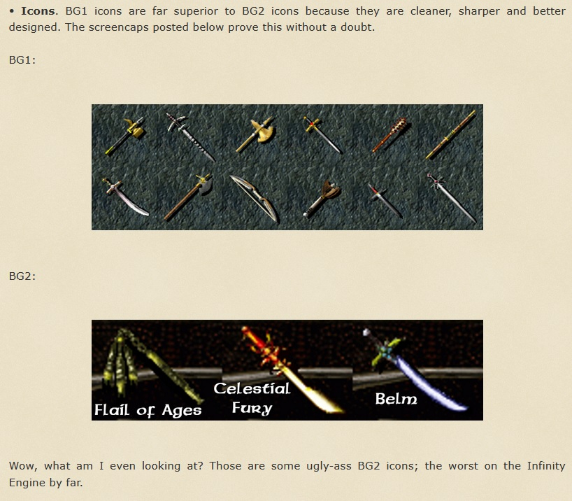 BG2 weapon icons are terrible, how should I change them? — Beamdog Forums