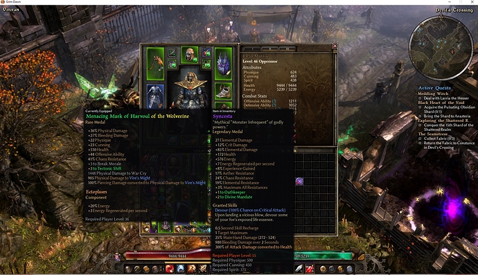 I am making a mod that builds on Grim Reborn (Grim Dawn GODS Reborn