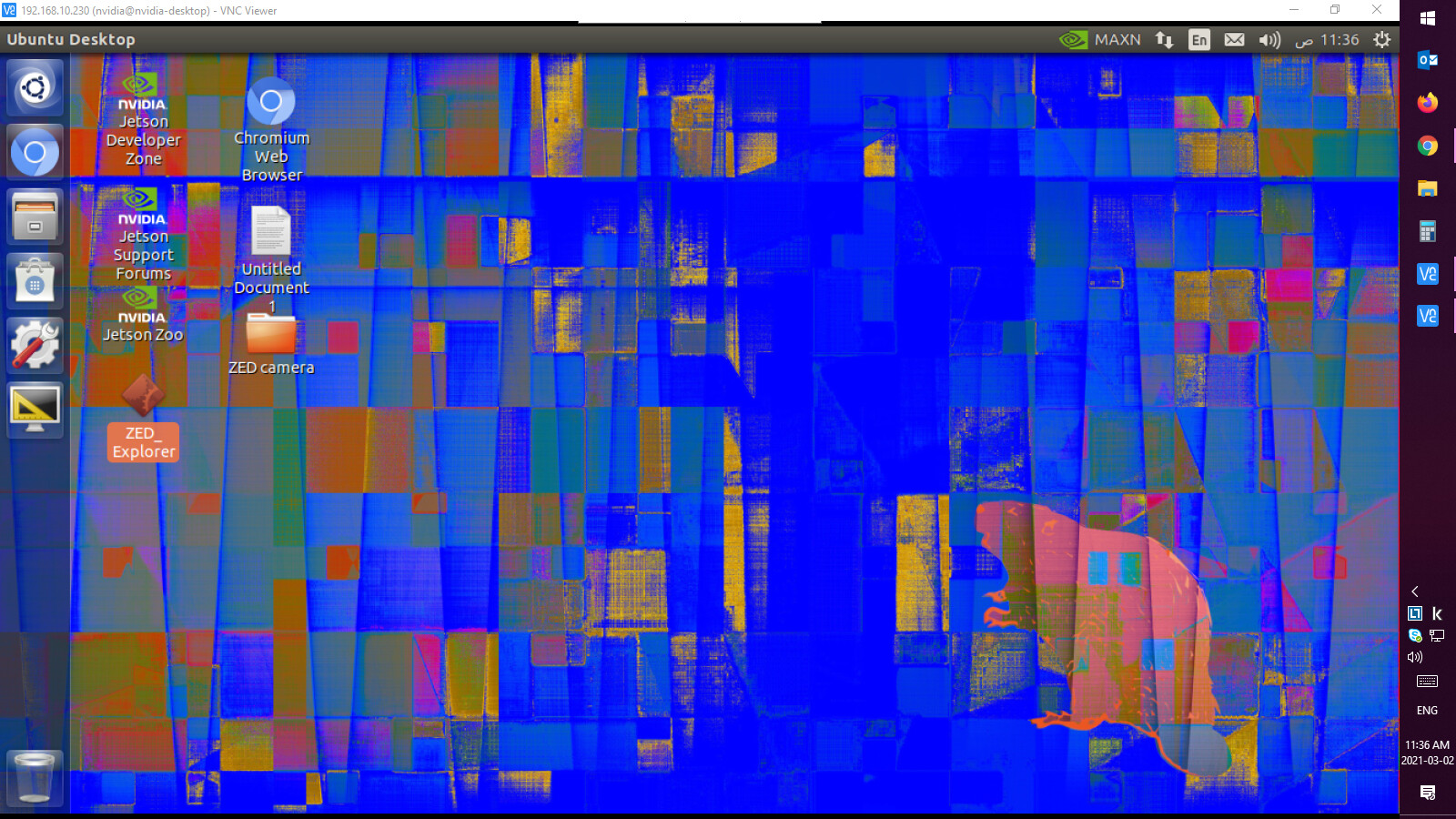 Jetson AGX Xavier NoMachine Remote resoultion Jetson AGX Xavier