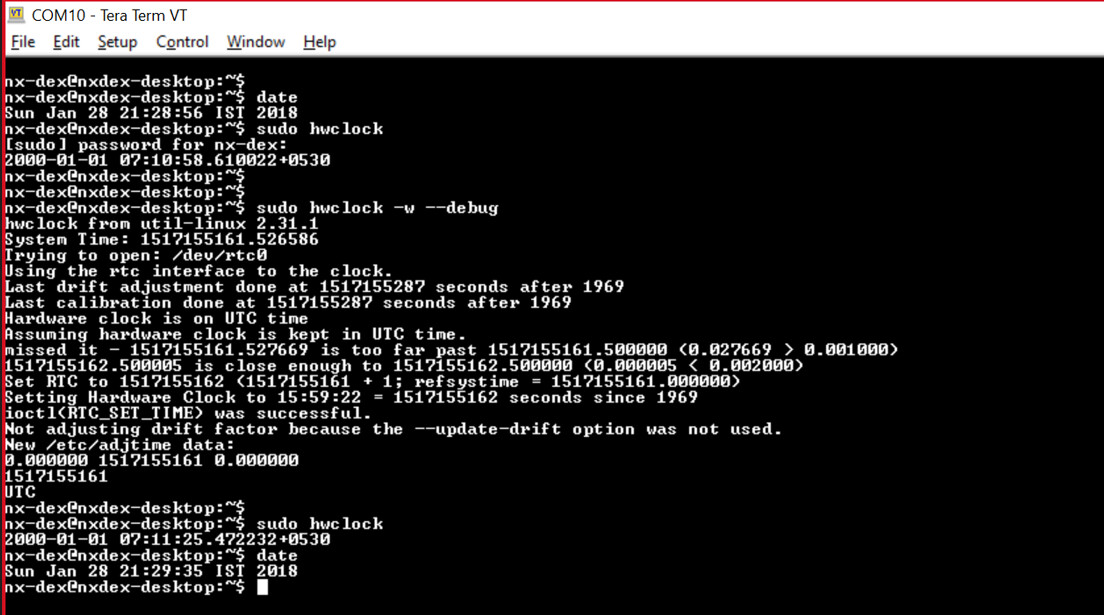 RTC interface validation with xavier NX Jetson Xavier NX NVIDIA Developer Forums