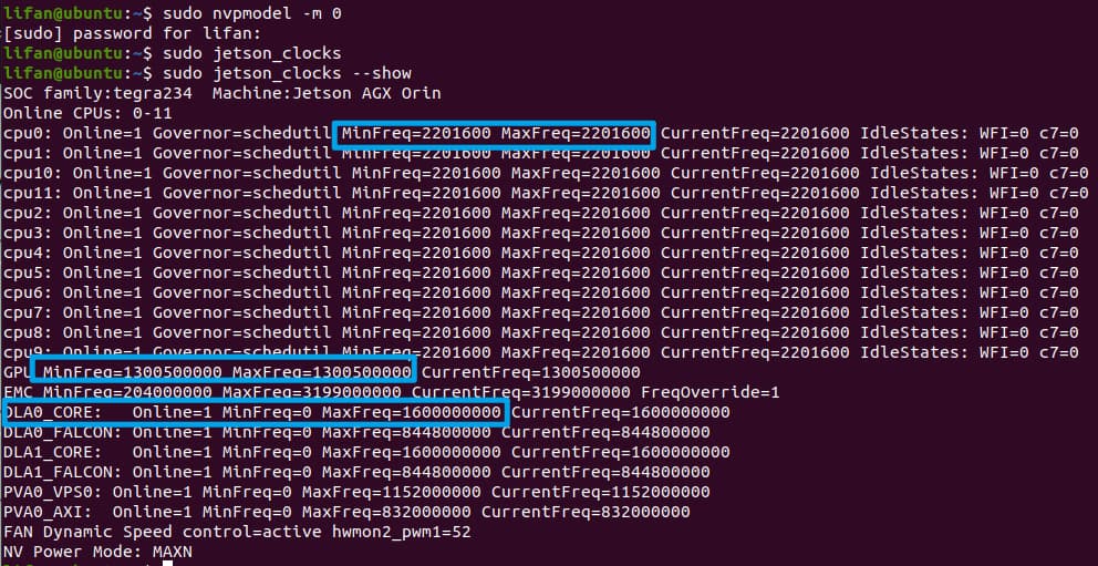 Can sudo jetson_clocks cause DLA to turn off DVFS？If not, how can I fix