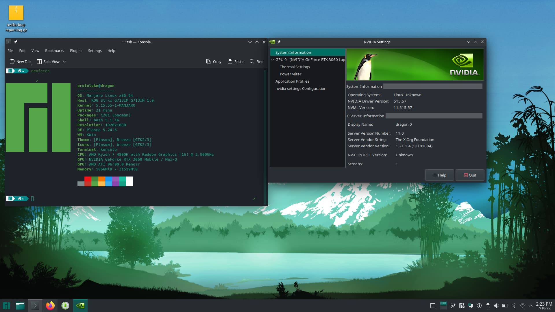 NVIDIA GeForce RTX 3060 Mobile graphics card detected but not working