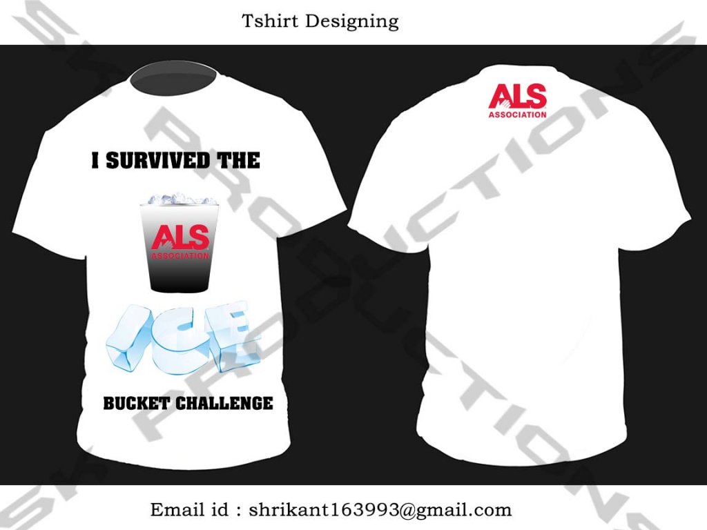 Contest 30 Ice Bucket Challenge TShirt Design