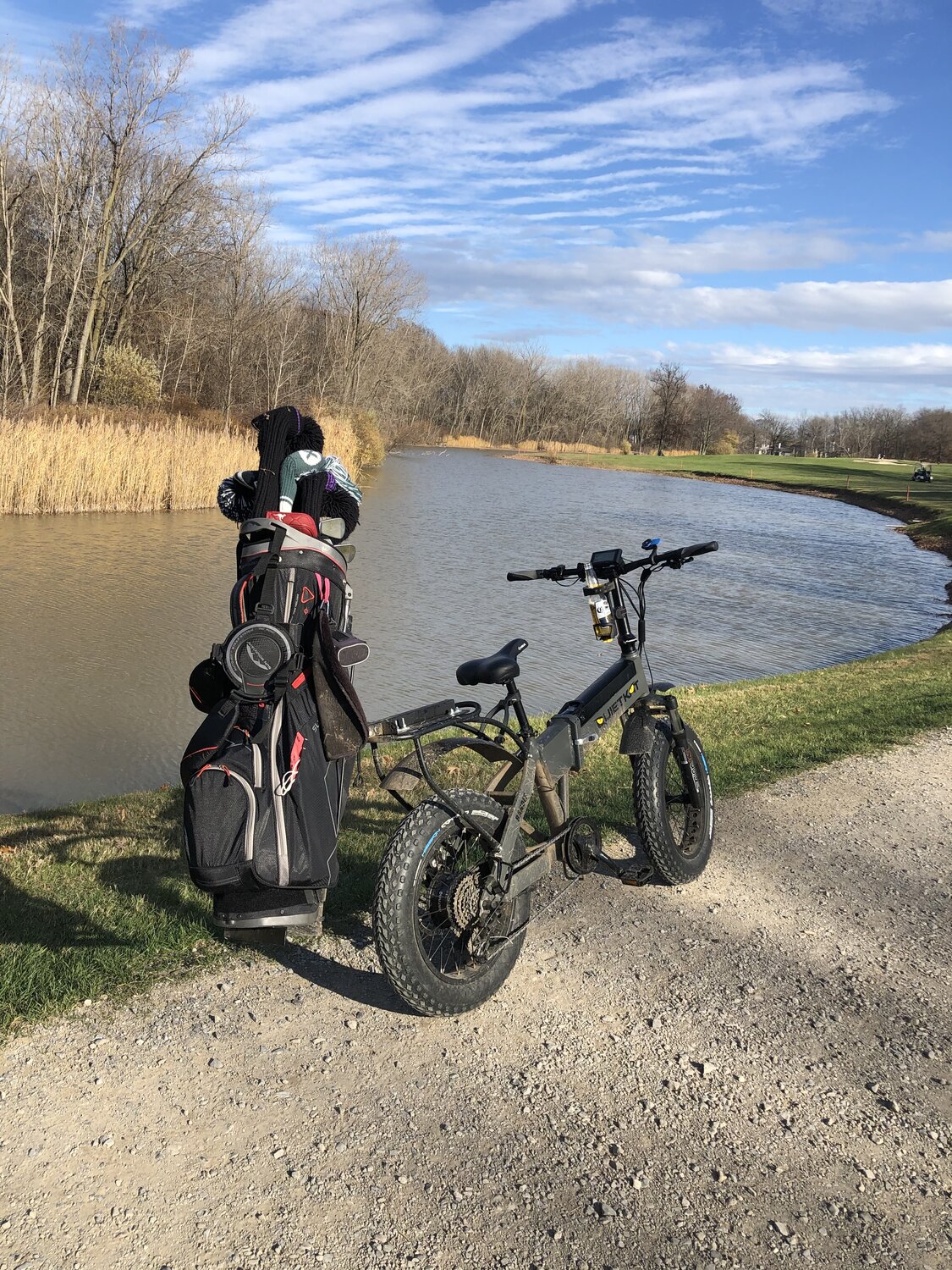 Carrying golf clubs on an ebike Electric Bike Forums