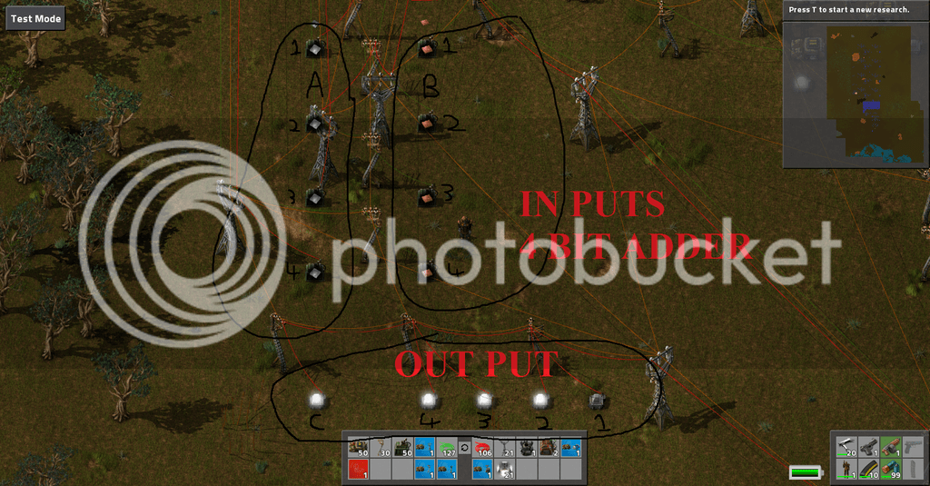 Logic gate and 4 bit adder Factorio Forums
