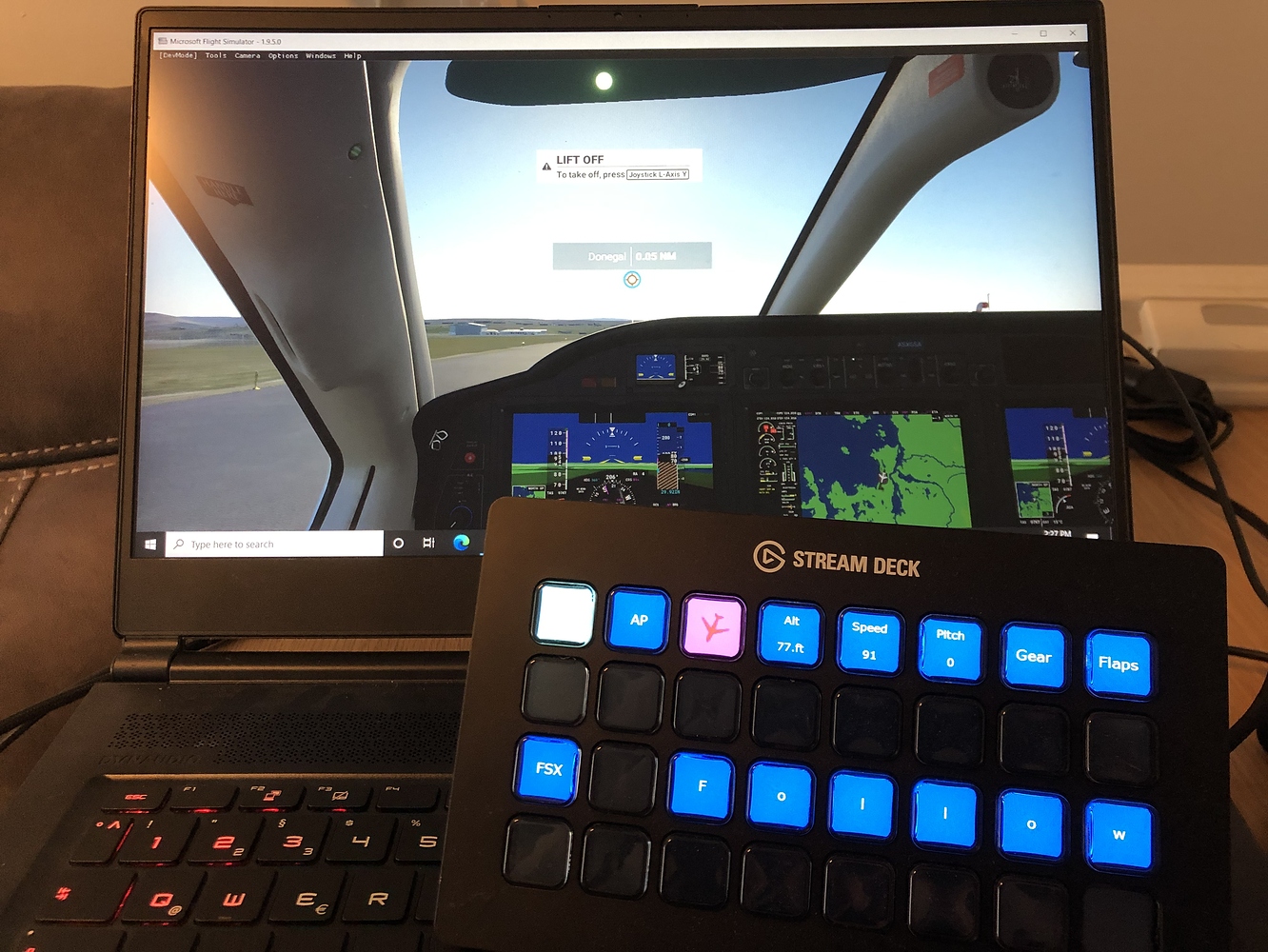 FlightDeck use your Stream Deck to control switches and knobs in