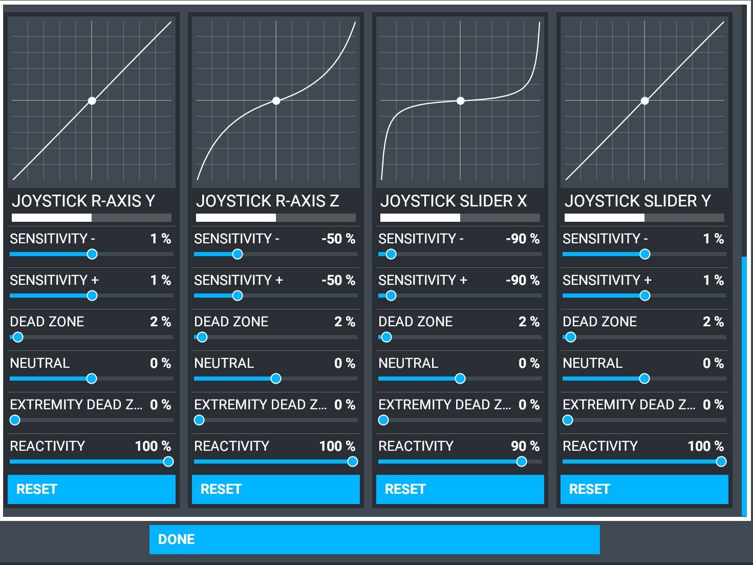 Joystick Sensitivity Calibration Page 2 General Discussion