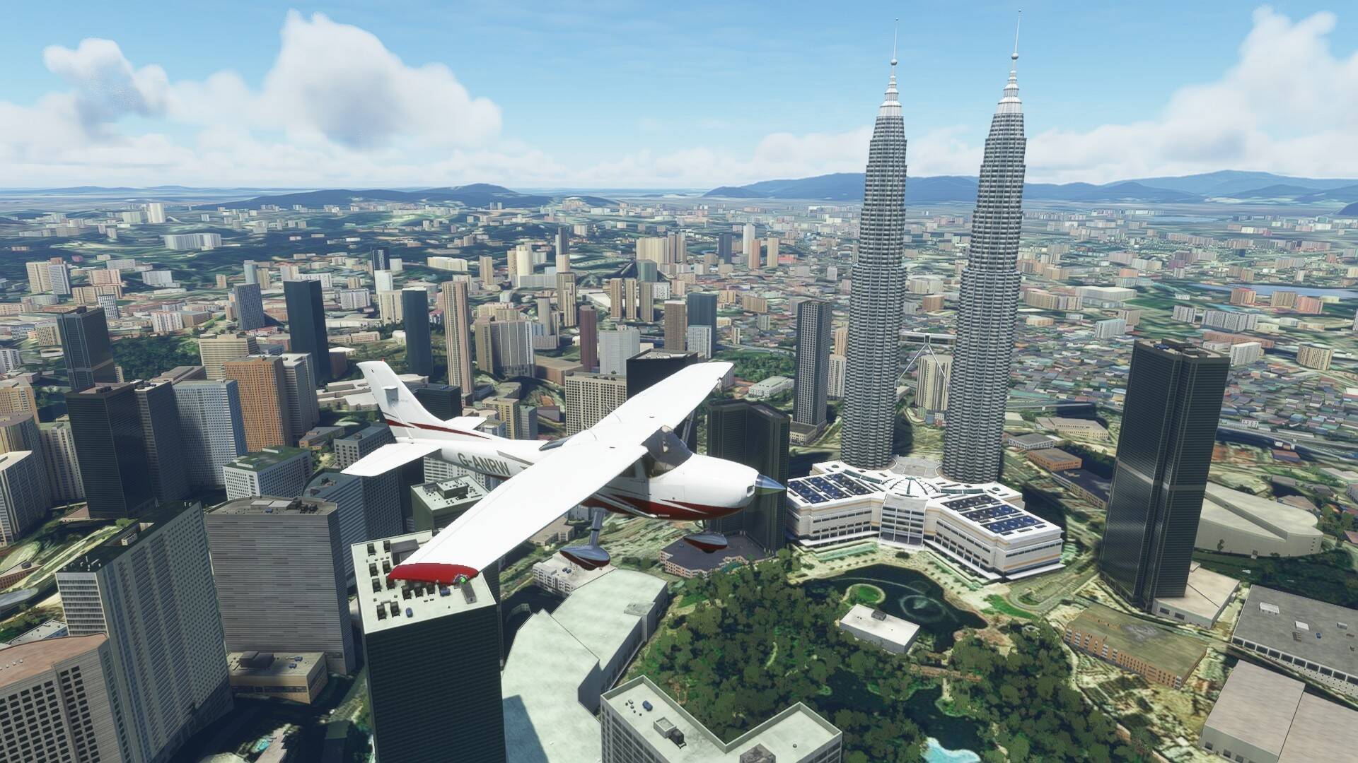 Malaysia Twin Towers from WMSA by Cessna 182 User Screenshot Gallery
