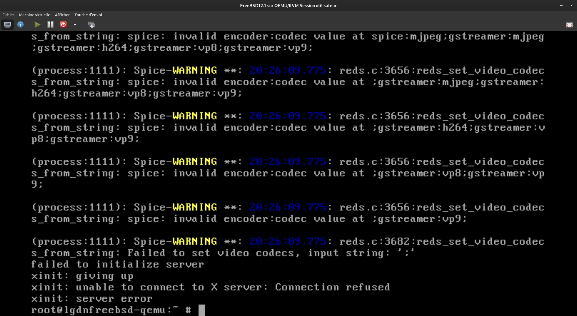 FreeBSD 12.1 guest on QEMU/SPICE The FreeBSD Forums