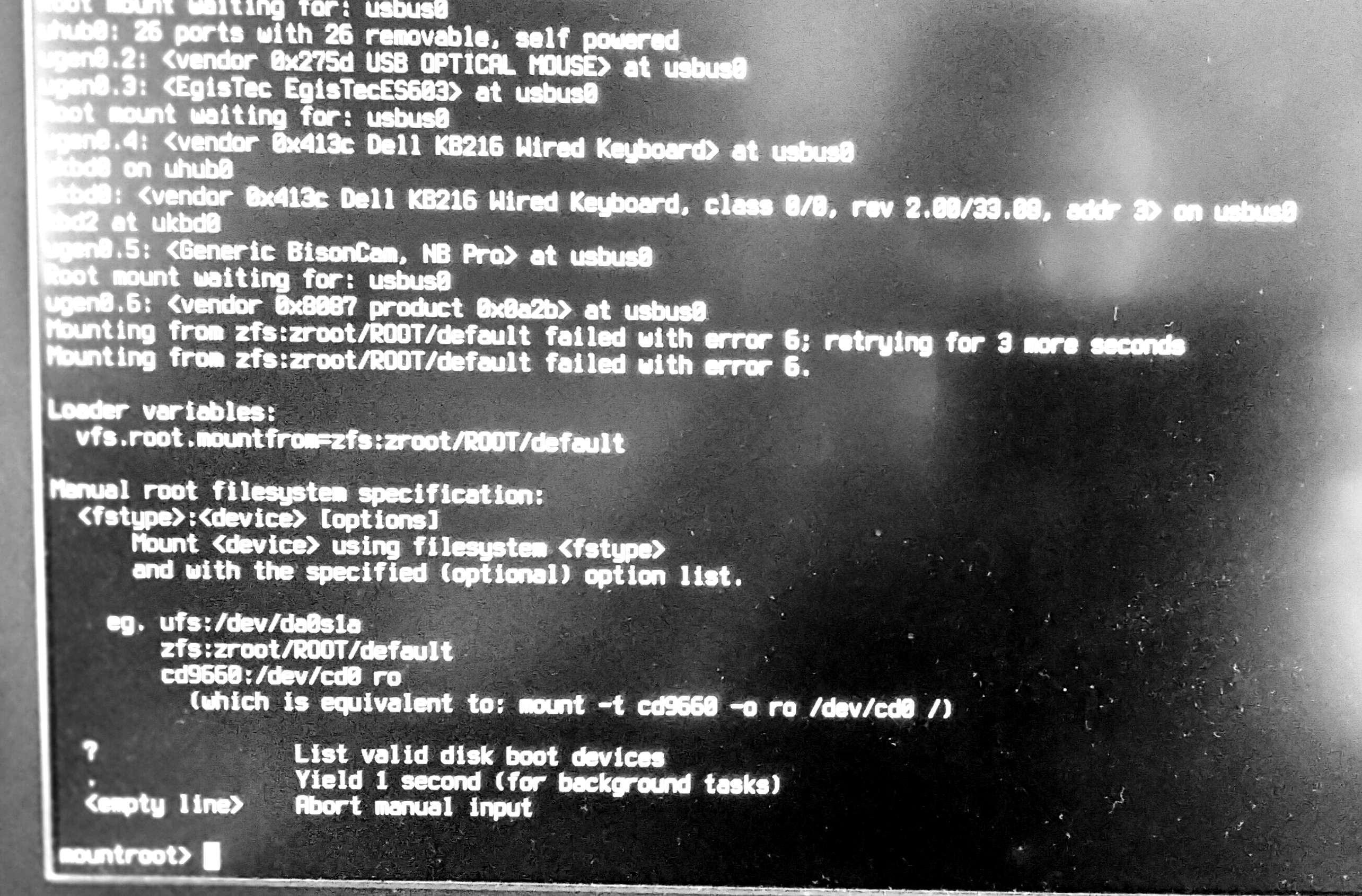 Solved ZFS issue after a fresh install The FreeBSD Forums