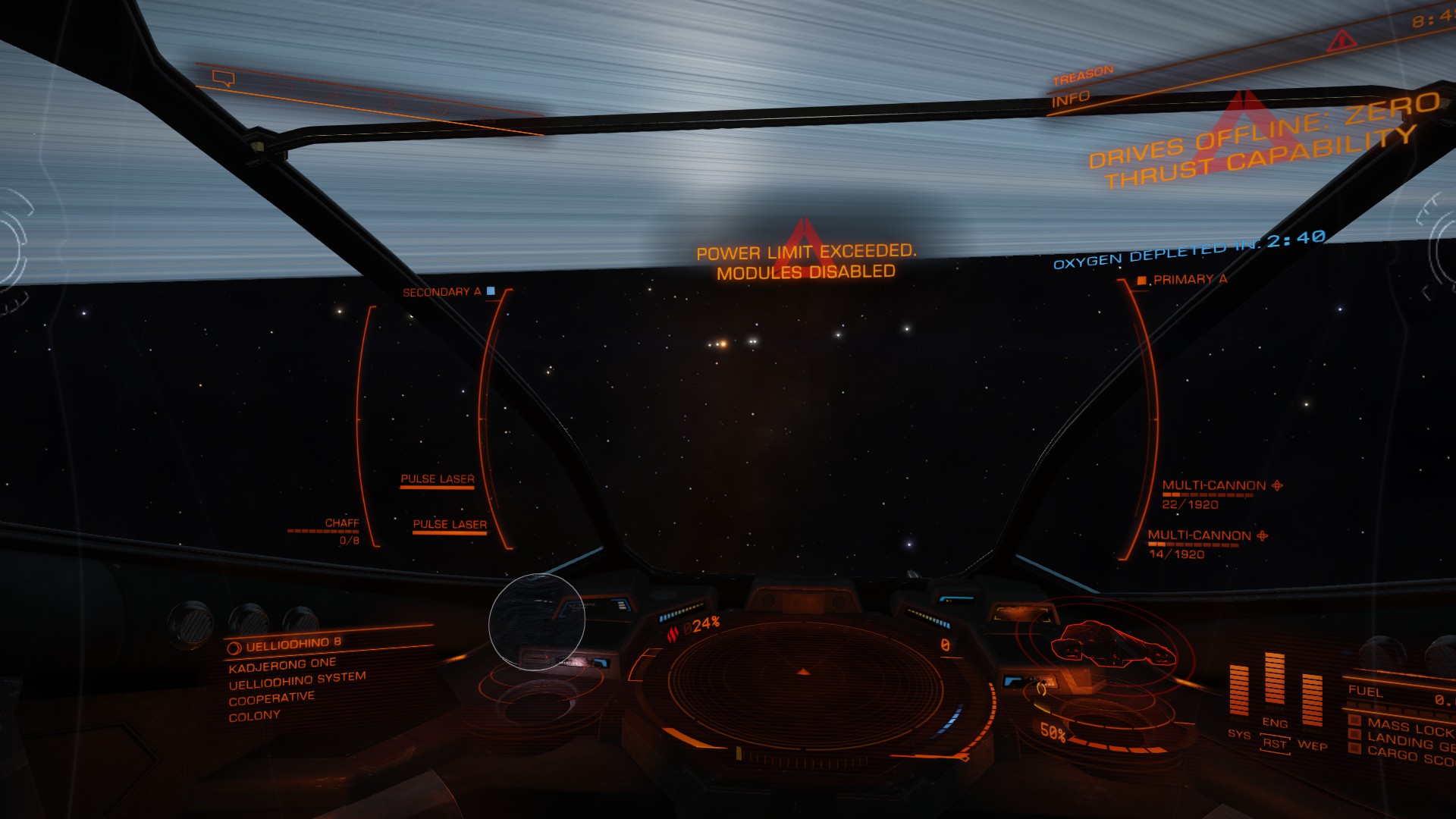 / Intro Just died because my ship wouldn't turn on