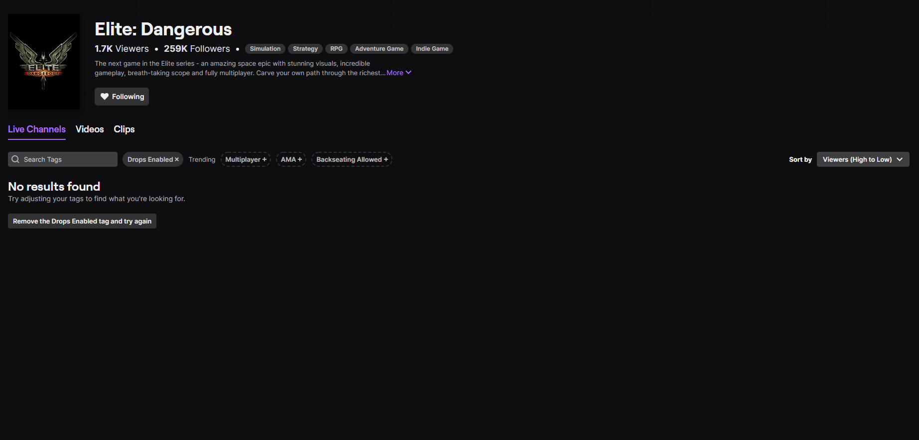 Community Event / Creation Streamers don't have Twitch drops enabled
