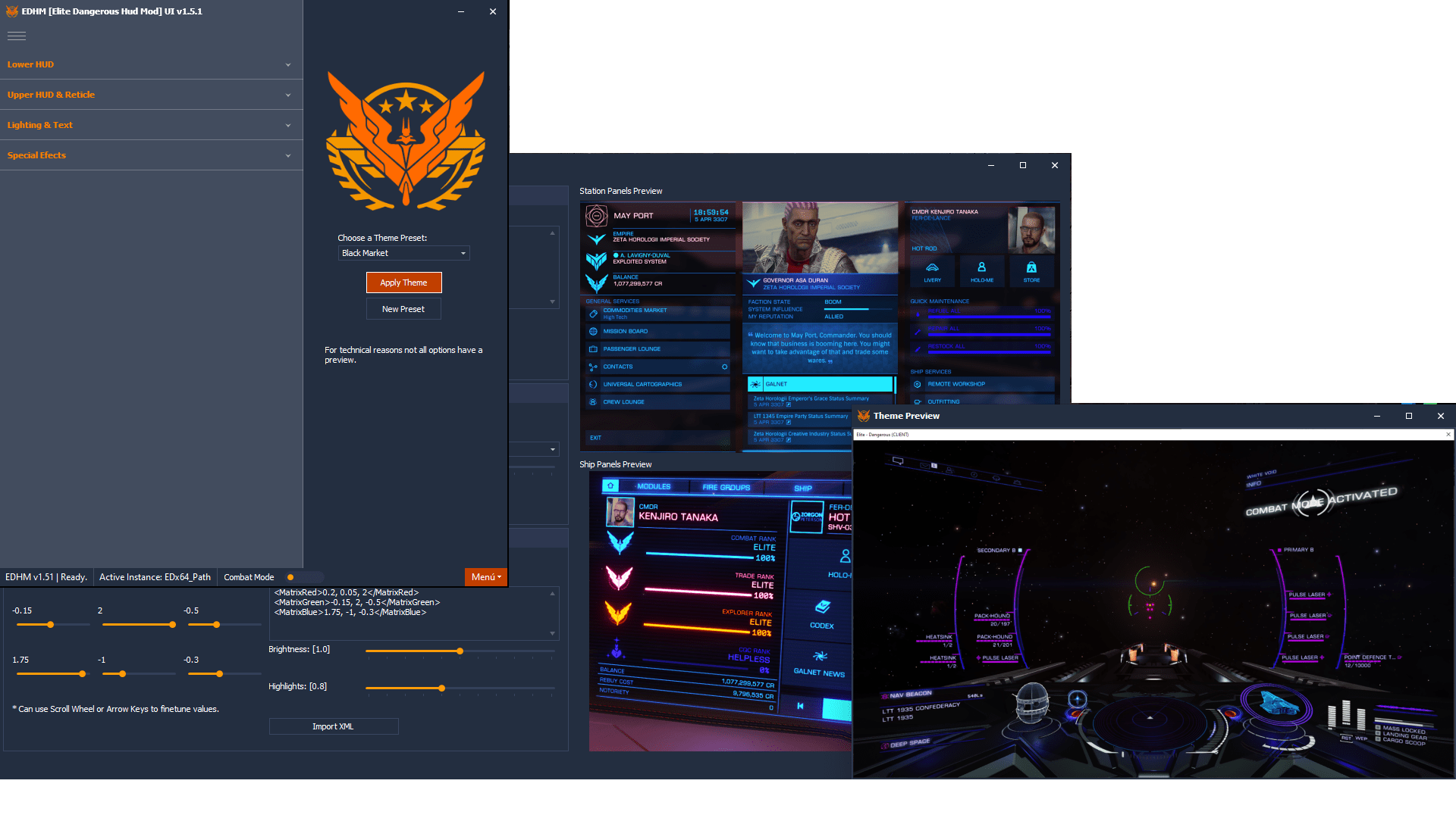 Release Elite Dangerous HUD Mod (EDHM) Frontier Forums