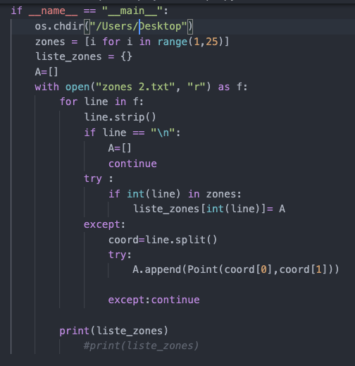 Lecture fichier python + chaine de caractère