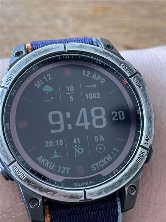 Weather widget not showing current temperatures - fēnix 7 Series
