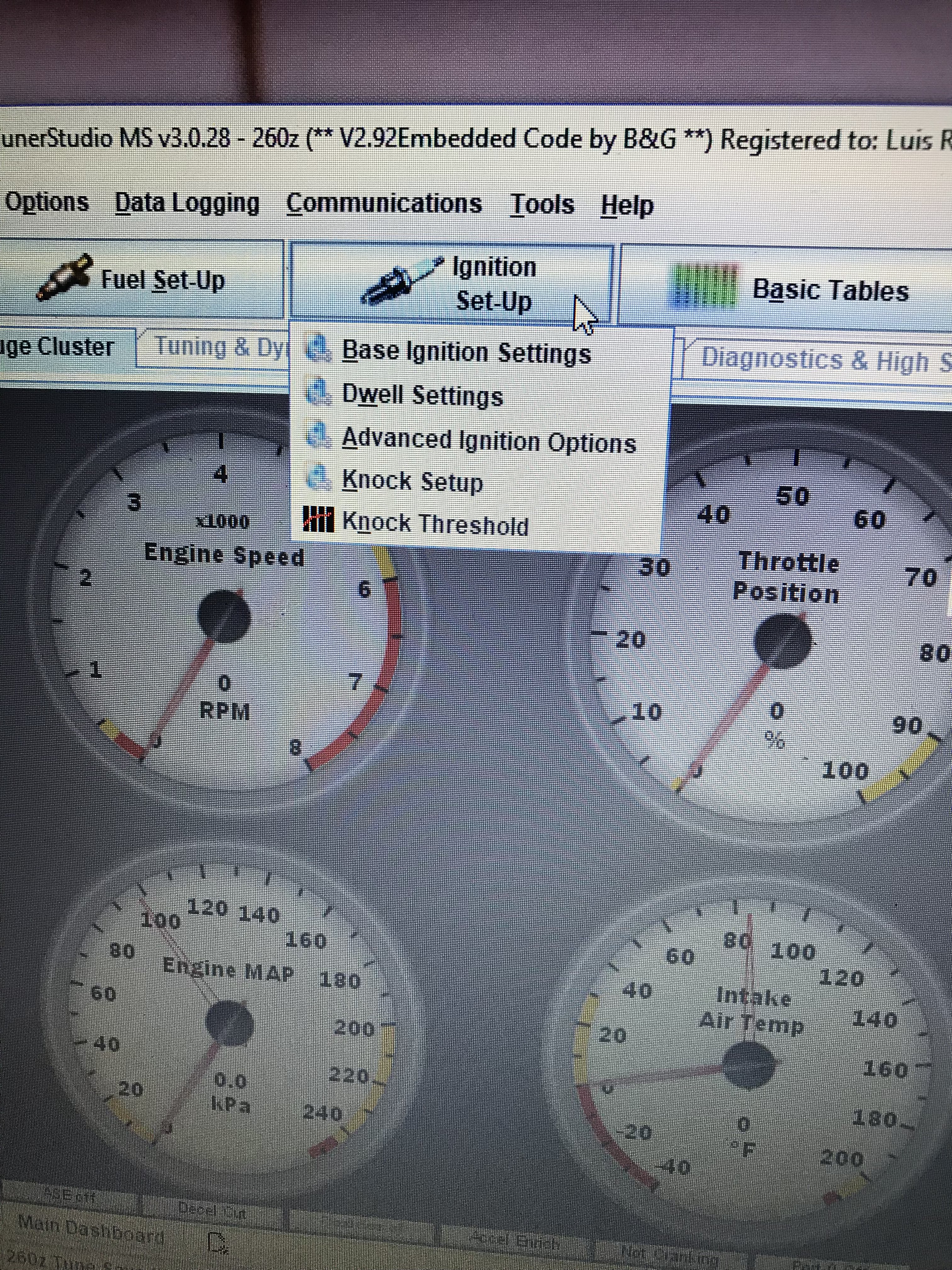 Trigger disc settings MegaSquirt HybridZ