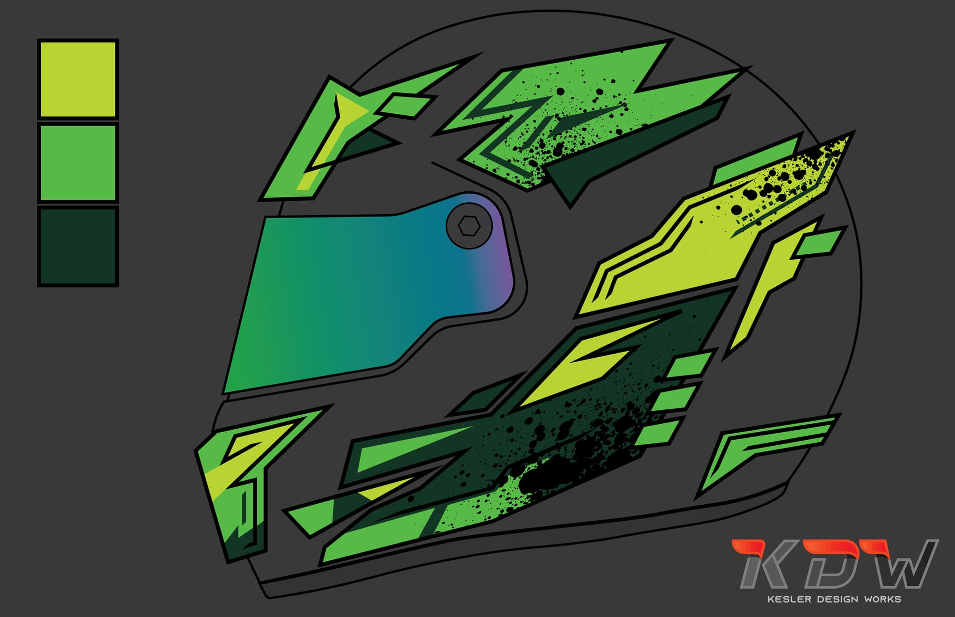 Custom Helmet Sticker Kits KartPulse Presented by TBD